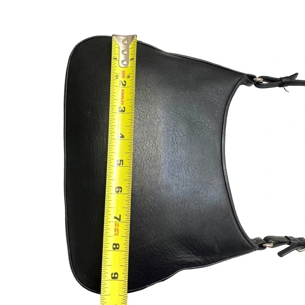 Coach 8913 vintage black leather ergo shoulder bag
